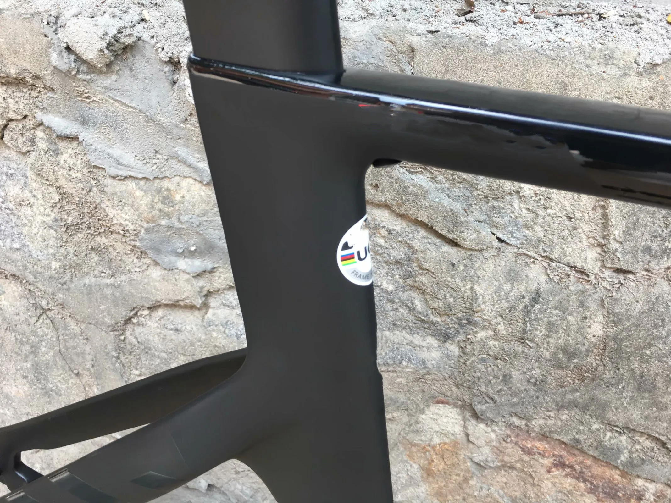 Aero Carbon Disc Bike Frames, T1000 UD, fosco, preto, guiador Frameset