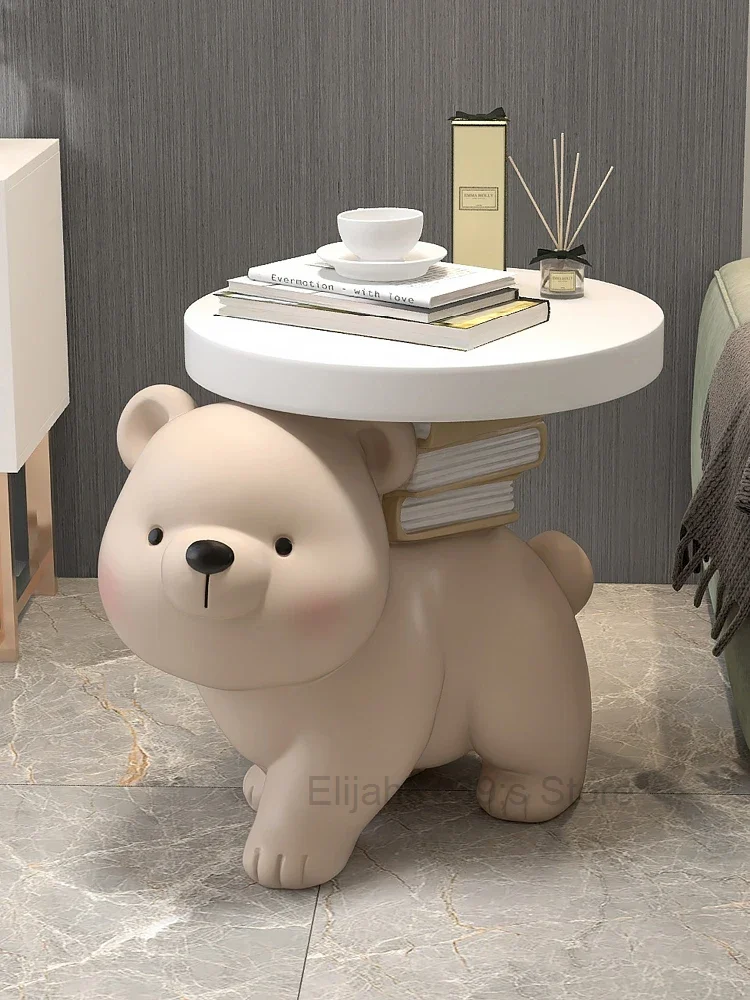 

Bear Statue Coffee Table Nordic Home Decoration Large Floor Decoration Living Room Sofa Bedside Table Housewarming Gift