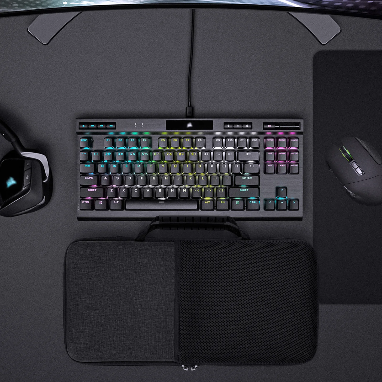 Hartschalen-Etui Für 75% Tastatur - Schutzhülle Für Gaming Tastatur