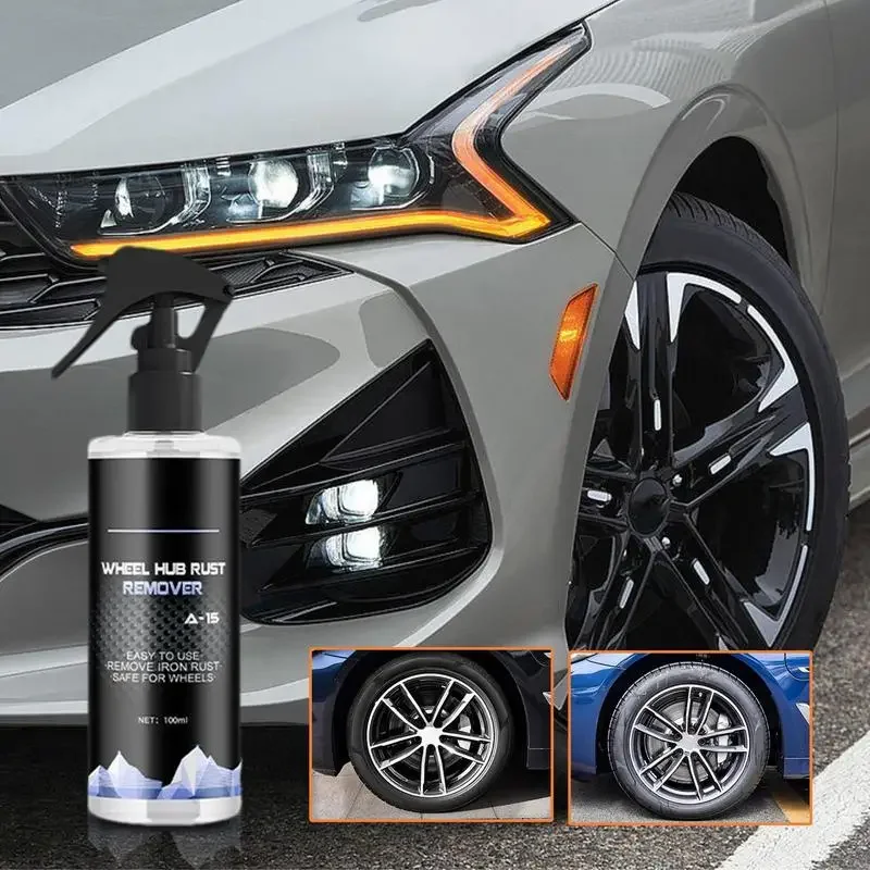 100ML Car Wheel Cleaner Auto Rim Degreaser Spray Brake Dust Remover