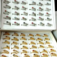 20pcs  Open Stainless steel Zircon Punk Snake Rings Women's    Jewerly  Ring 1