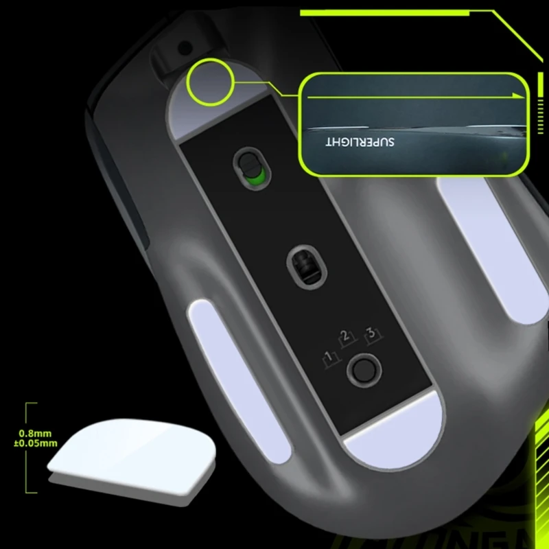 para Logitech mx Master 3s Patins de Mouse Pés de Substituição Mouse Pés Deslizantes - Imagem 3