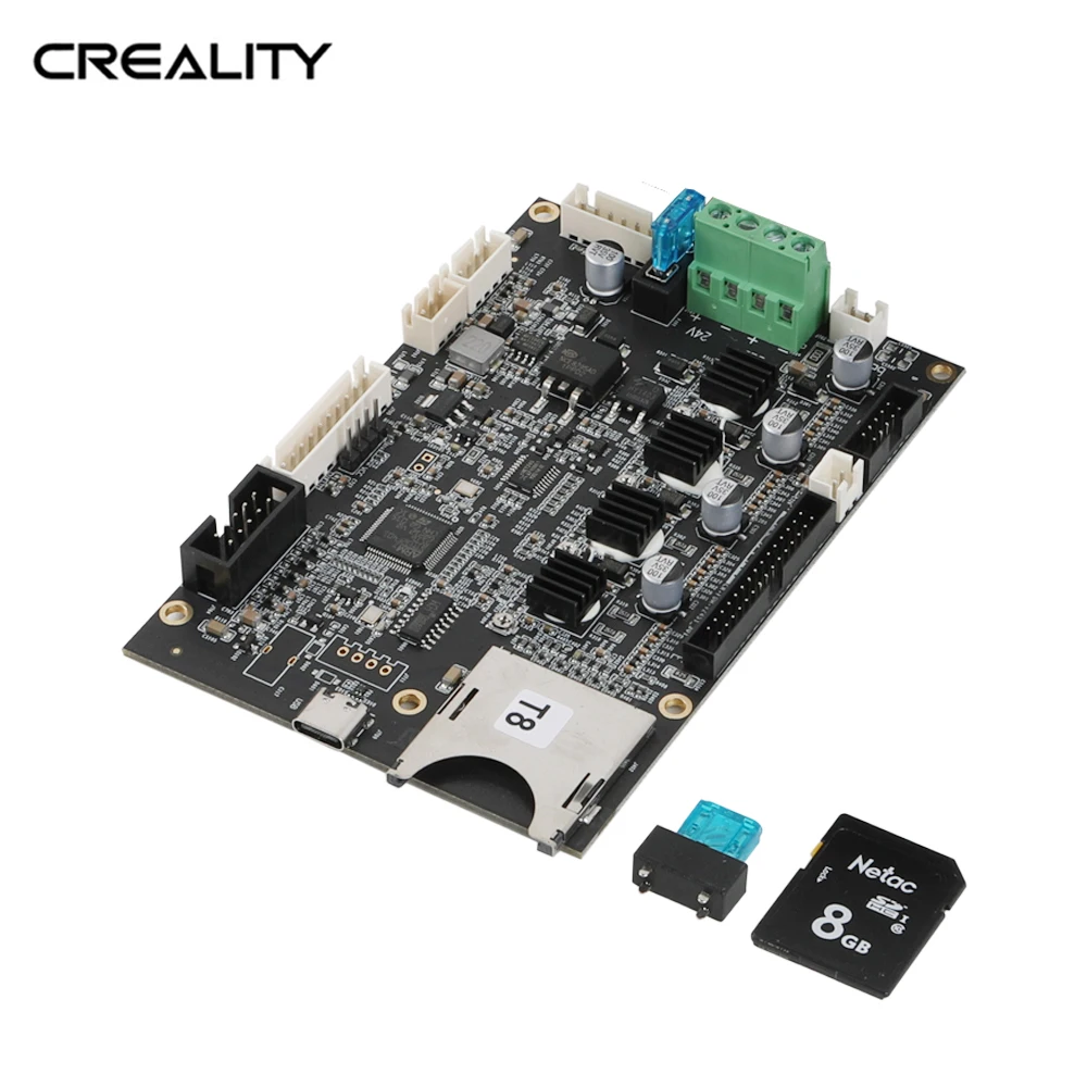 Kit Mainboard Silencioso para Impressora 3d Creality Ender3 s1 Ender-3s1pro Placa-mãe 32 Bits Tmc2208 Impressão Silenciosa Stm32f401