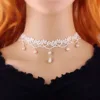 Collier en Dentelle Noire Sexy de Style Punk, Ras du Cou Gothique Personnalisé, Clavicule, Accessoires de Bijoux pour ixde Mariage