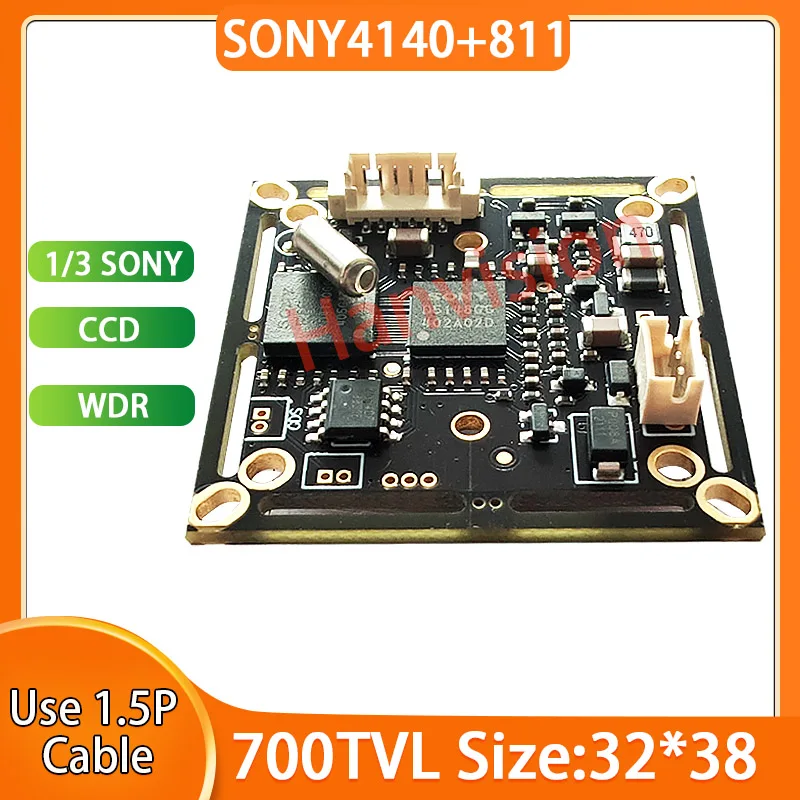 Фото Модуль камеры видеонаблюдения SONY CCD 4140 811 CVBS HD 700TVL №4