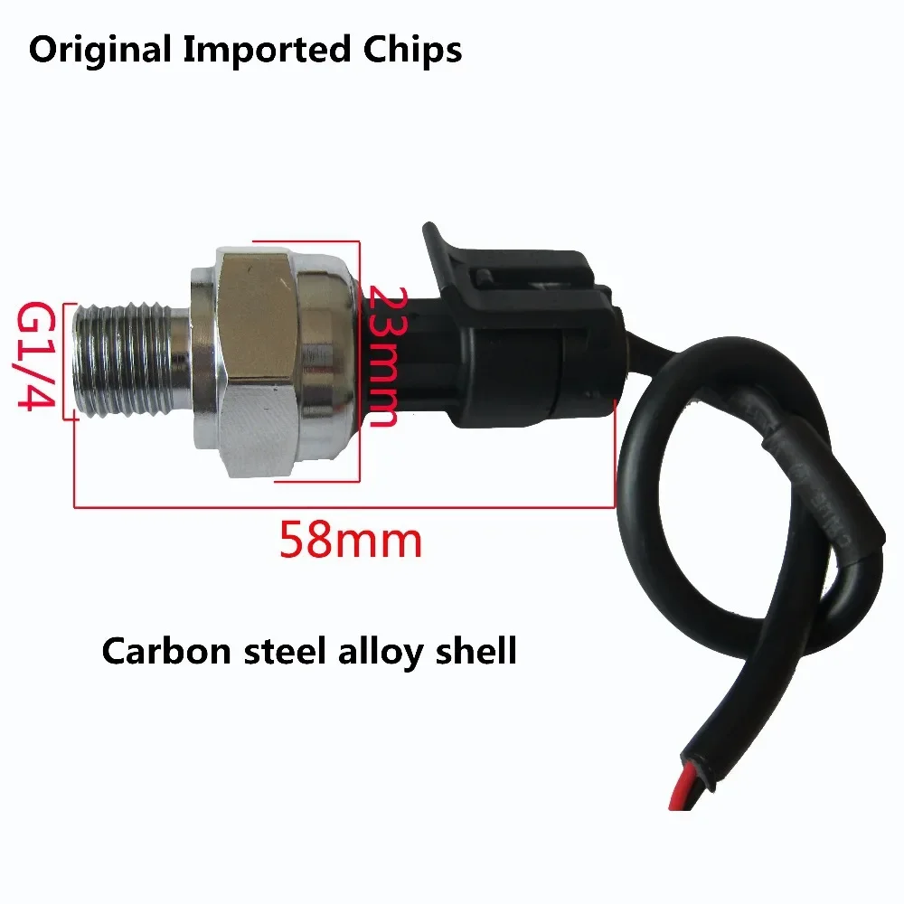 Pressure Sensor Transmitter DC 5V G1/4 0-1.2 MPa / 0-174 PSI For Water Gas Oil Meassuring