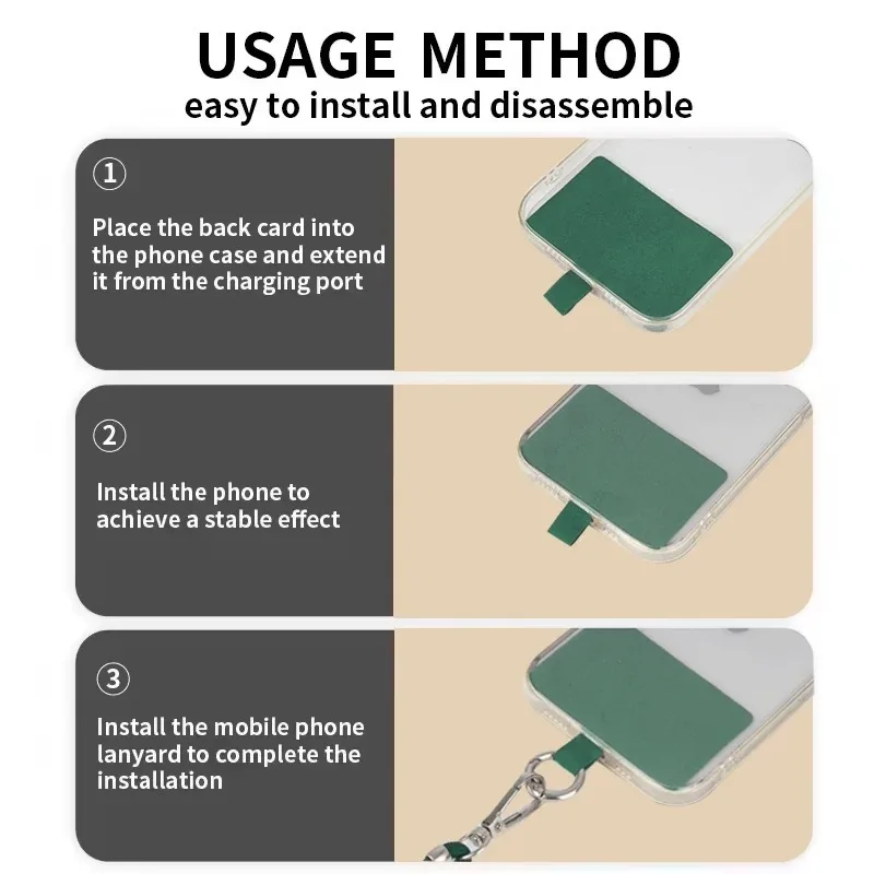 2-in-1 Crossbody Lanyard & Necklace Strap - Universal Adjustable Phone Holder with Secure Anti-Loss Clip for Outdoor/Travel