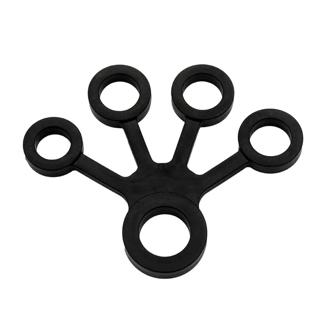 1pc Finger Grip Silicone Ring Exerciser Antistress Resistance Band Fitness Stretcher 3 Levels Finger Sensory 6