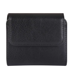 Universal Leather Waist Case with Belt Clip and Card Slot - Huawei Pura X (Black)
