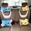 Cartoon Stitch Pooh Bear Headrest Comfortable Back Cushion Car Decor Throw Pillow Stuffed Anime Cushion Girl Washable Gifts 1