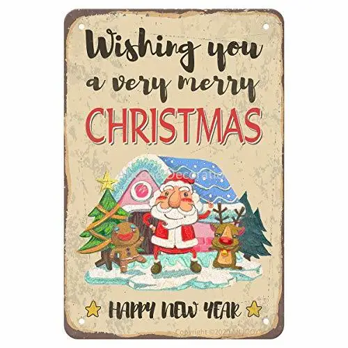 

Tin Signs Vintage - Farm Fresh Christmas Trees - Metal Sign for Bedroom Cafe Home Bar Pub Coffee Beer Kitchen Bathroom