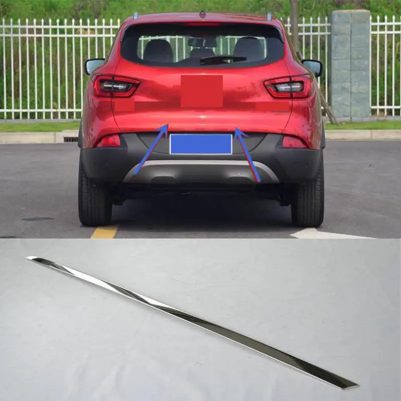 

For Kadiar 2015 2016 2017 2018 2019 Stainless Steel Rear Trunk Door Handle Cover Tail Gate Trim Bezel Molding Styling