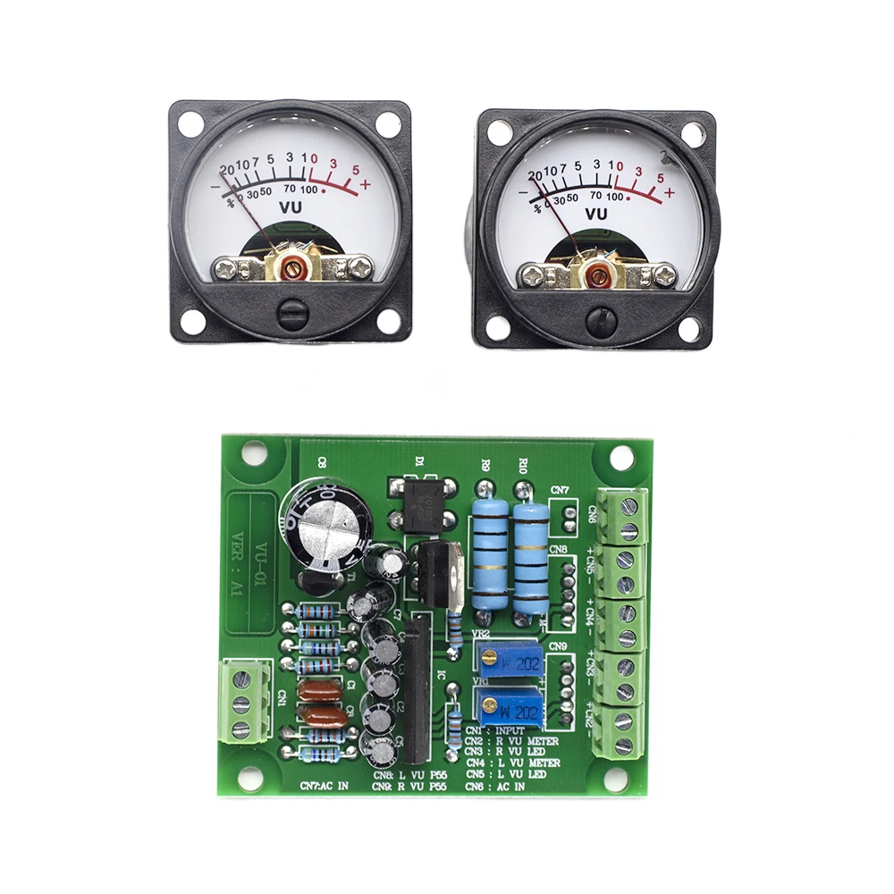 Scheda Driver Per VU Meter Stereo - Misuratore Di Livello Audio Con Retroilluminazione Regolabile, 12-18V - Foto 3