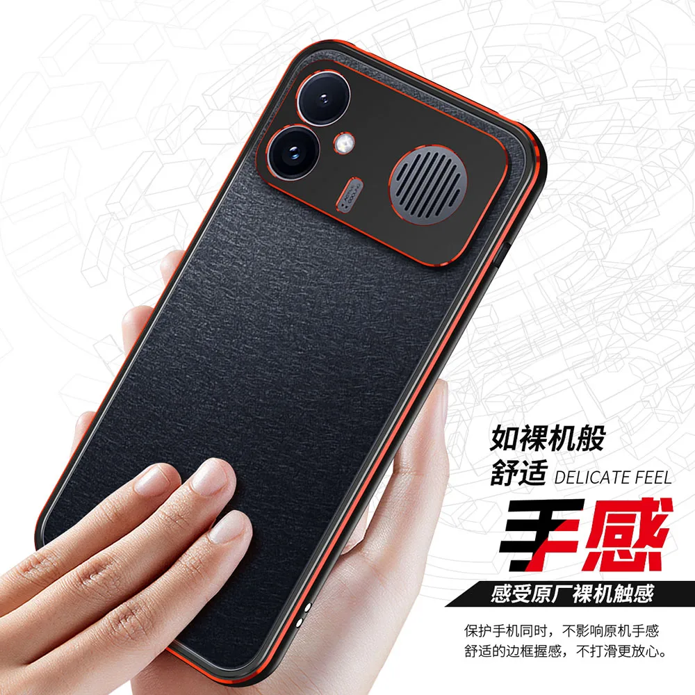 Luxury Aviation Aluminum Metal Frame Shockproof Case with Camera Lens Protection