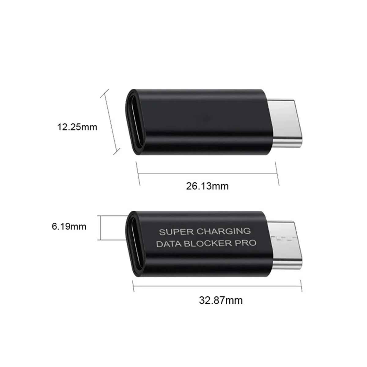 

5Pcs USB Type-C Data Blocker USB C to C Data Blocker, Protect Against Juice Jacking, Support Fast Charging Up to 50V/5A