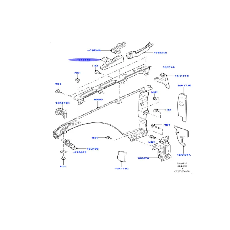 FOR Range Rover Sport L494 around the upper fender insulation LR084527 LR079140 LR079139 LR084528 new