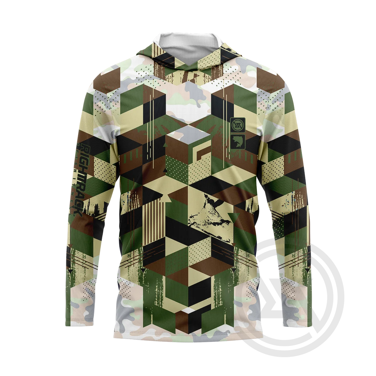 RT Man's Hoodies Fishing Clothing Multiple Camouflage UV Protection Long Sleeve Mesh TShirts