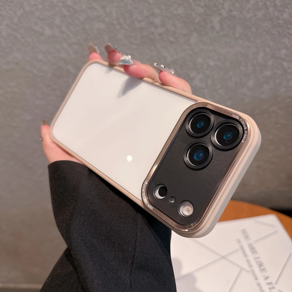 Premium Crystal Clear Shockproof Acrylic Case with Lens Protection