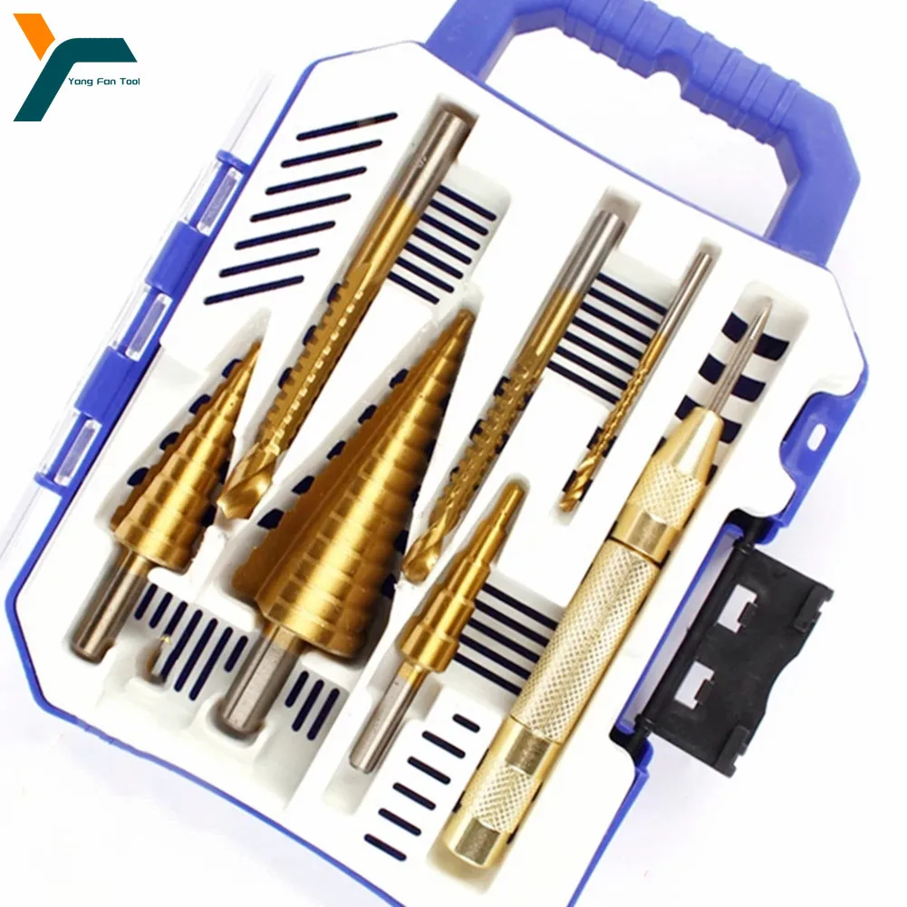 Hss Milling Drill Parkside Hss Step Bits 7Pcs Step Drill Bit Saw