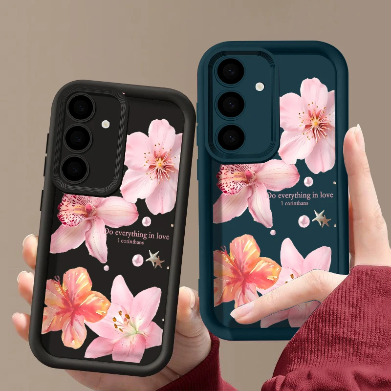 Pink Lily Flower Phone Case - Elegant Floral Design