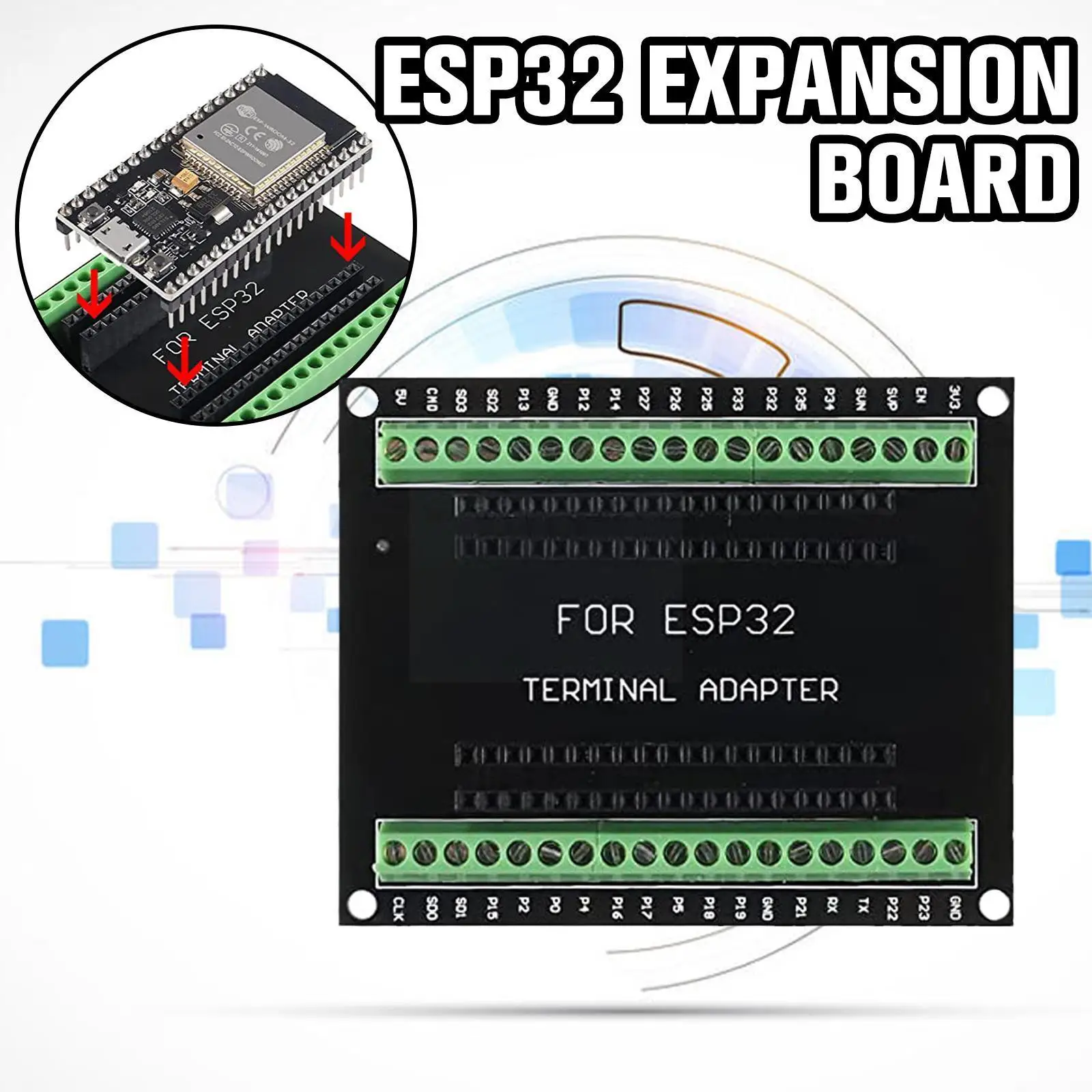 ESP32 ESP8266 브레이크 아웃 보드 GPIO 1 into 2 38 핀 호환 ESP32S ESP32 개발 보드 Ard F4H2 용 2.4 GHz 듀얼 코어, 개발 보드