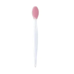 Double - Sided Silicone Exfoliating Face Cleansing Brush (Pink)