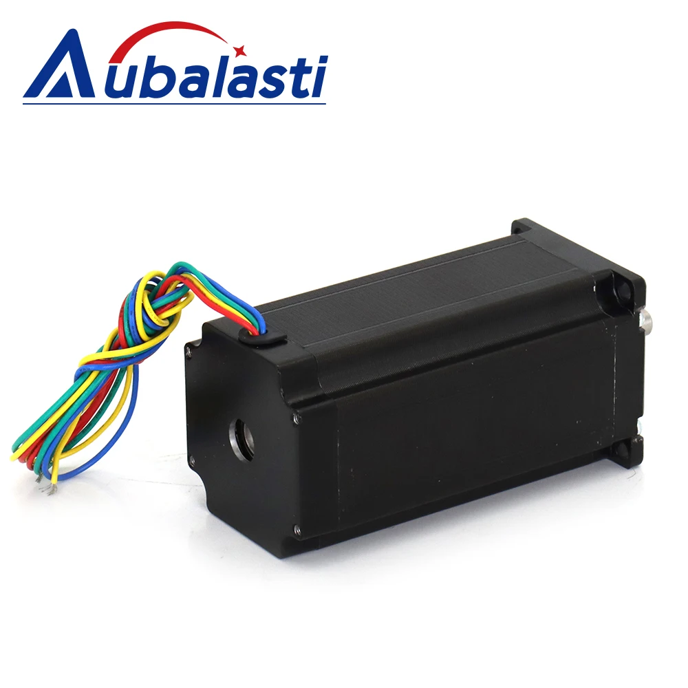 Aubalasti Nema23 스테퍼 모터 3N.m 3A 57x112mm 4-리드 샤프트 직경 8mm 57HS112-3004 CNC 조각기용