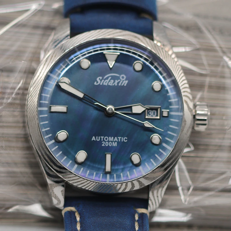 SIDAXIN Men Diver Watch 40mm Vintage Automatic Mechanical