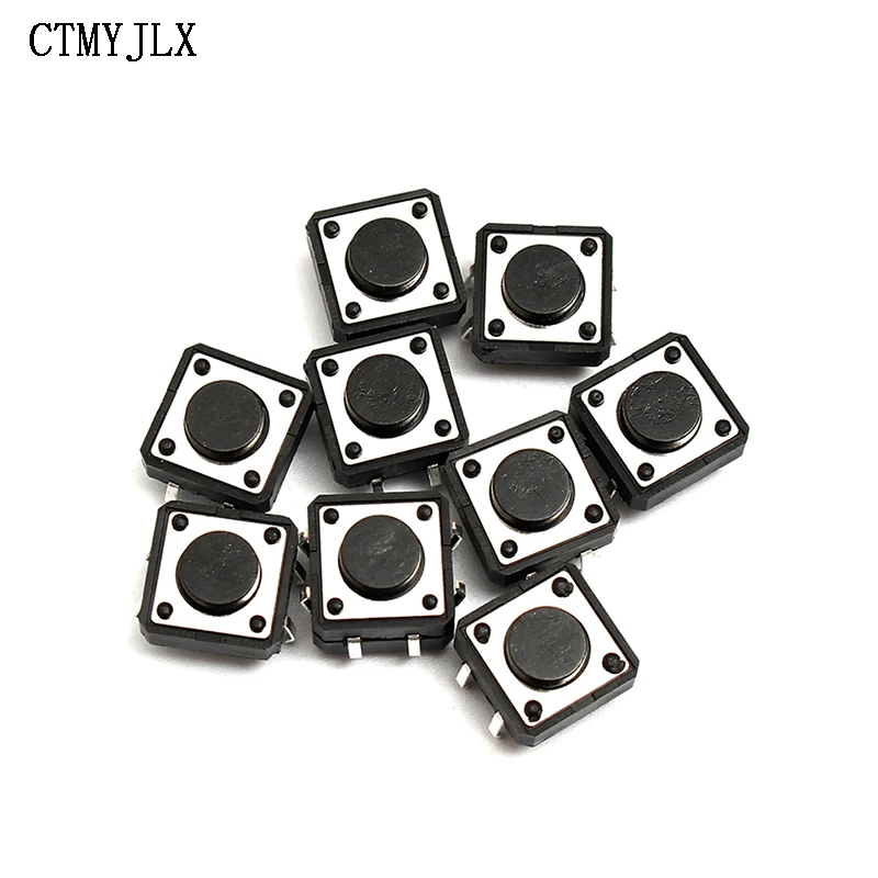 140pcs/lot 14types Momentary Tact Tactile Push Button Switch SMD Assortment Kit Set DIY Electronic Components Set