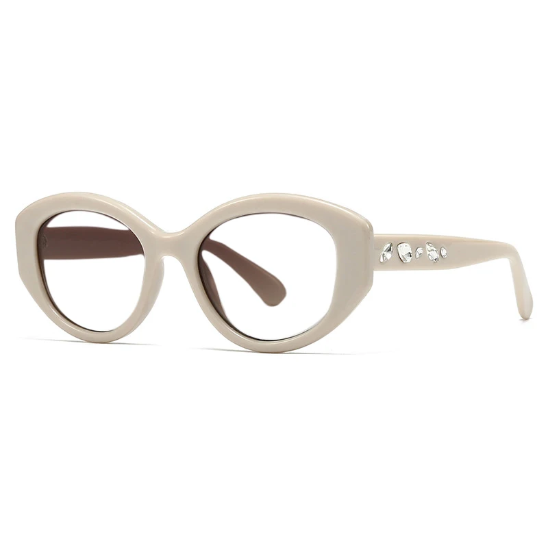 P57489 ovale photo chrome Lesebrille lässige Retro optische Presbyopie Brillen Dioptrien 50 150 200 250 300 350 – Detail 5