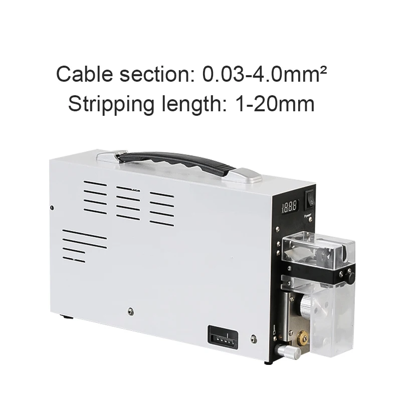 

220V/110V Semi-automatic Pure Electric Stripping Machine Portable Wire Cable High-precision Induction Type Stripping Machine