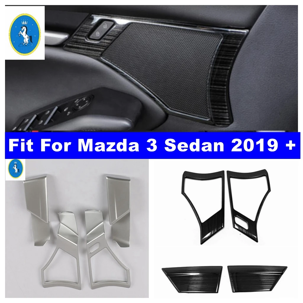 

Внутренняя дверная ручка, ручка, рама чаши, декоративная крышка, отделка для Mazda 3 Sedan 2019-2023, аксессуары для интерьера автомобиля из углеродного волокна