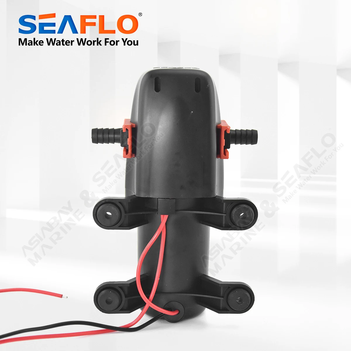 SEAFLO 12V 23A Series 40 PSI Automatic Marine Water Pump Marine Water Diaphragm Pump Self Priming Electric Boat Beer RV Caravan High Pressure