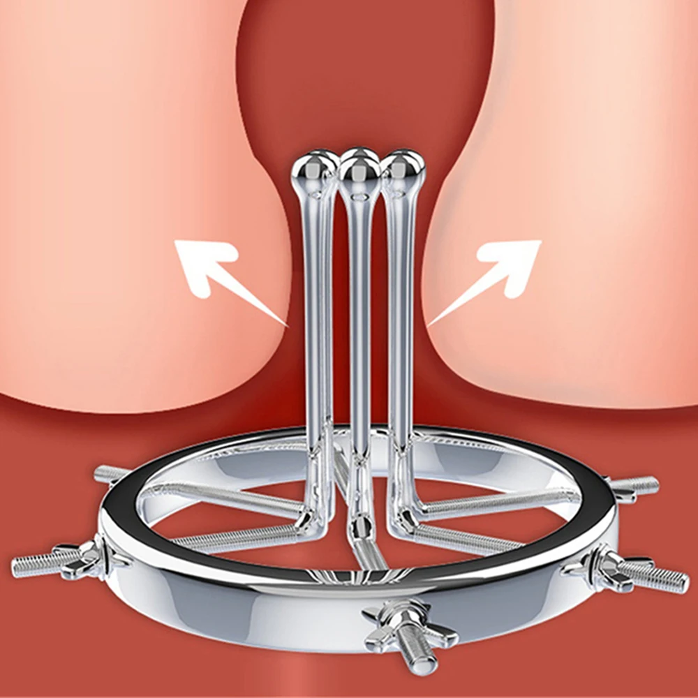 Adjustable Anal Butt Plug Dilator Vaginal Speculum Mirror Urethral Toy Adult Products BDSM anal plug dilator vaginal expander