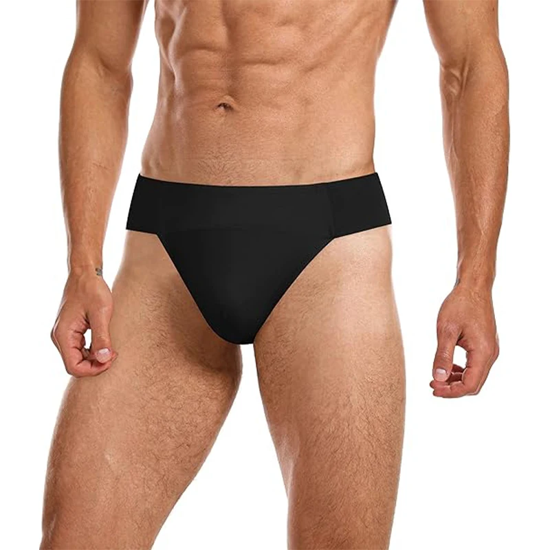 Men's Thong Dance belt for Men Ballet Gymnastics Practice Wide Elastic Waistband and Double Layered Lining Ballet Underwear dance belt