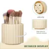 360 Rotating Makeup Brush Holder 8 Slots Make Up Brush Organizer Removable Spinning Cosmetic Brushes Storage Pen Holder 3