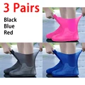3pcs Black Blue Red