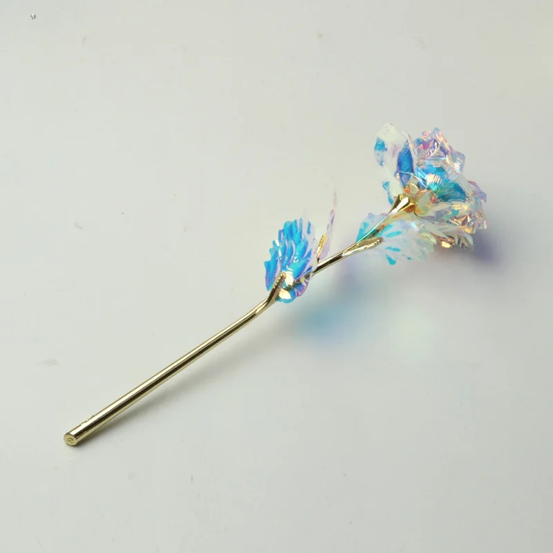 Artificial Flowers Foil Plated Gold Rose Flowers Luminous Rose Wedding Decor Valentine'S Day Gift Uniques Gifts For Girls