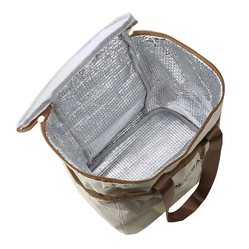 Multifunctional Thickening Tote Cooler Lunch Bags For Women Men Large Capacity Travel Picnic Waterproof Lunch Box 5