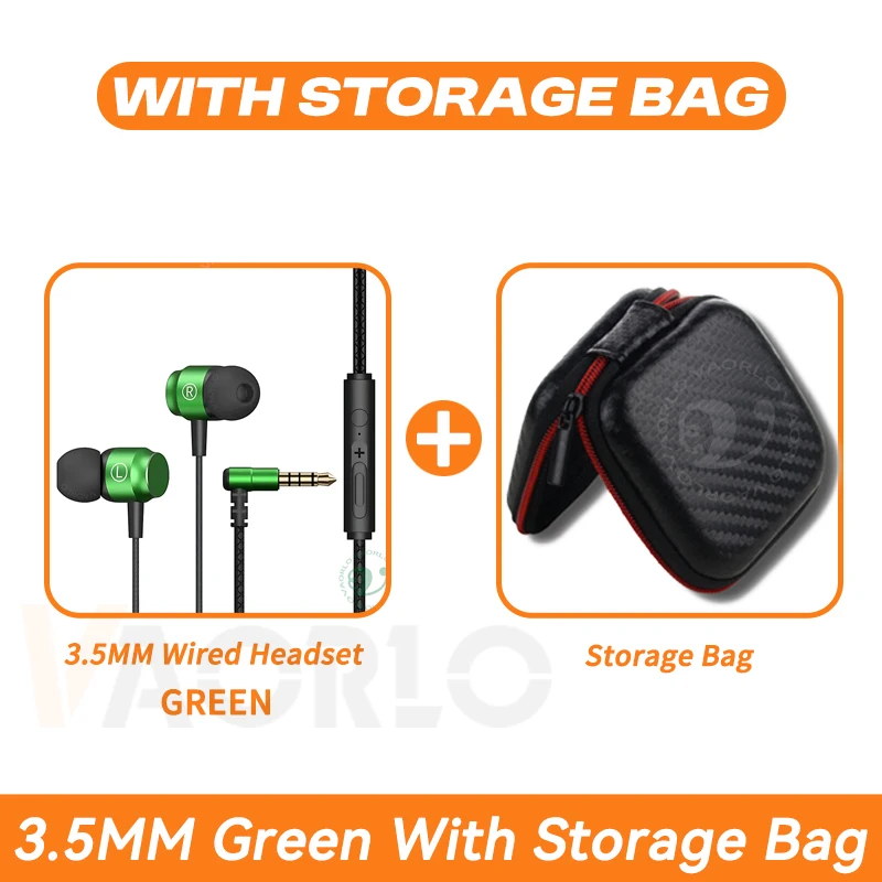 Enhanced Metal Magnetic Gaming Earbuds with 9D Surround Sound and HIFI Heavy Bass