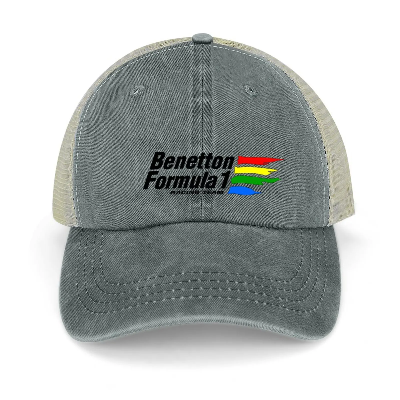 

Benetton Formula Team Retro 90s Cowboy Hat Hat Luxury Brand Anime Hat |-F-| For Women 2024 Men's
