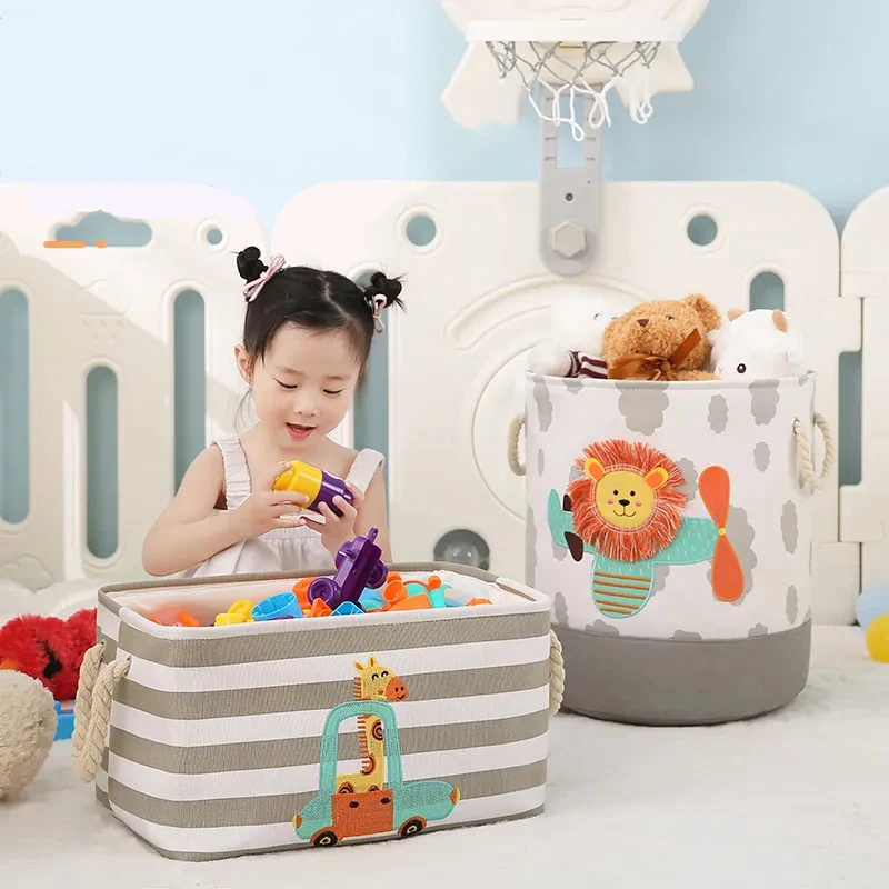 Toy Storage Basket Baby Girl Laundry Basket Girls Storage Basket