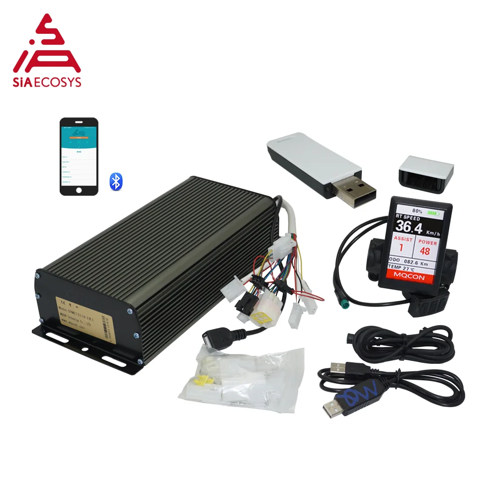 

Sabvoton 72100 72150 72200 SVMC Series PAS Available Motor With H6 TFT Display Controller Kits And Bluetooth Adapter SIAECOSYS