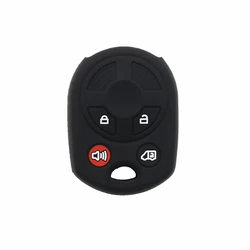 Premium Silicone Car Key Cover Case - Sleek Protective Shell (Type-C-black)