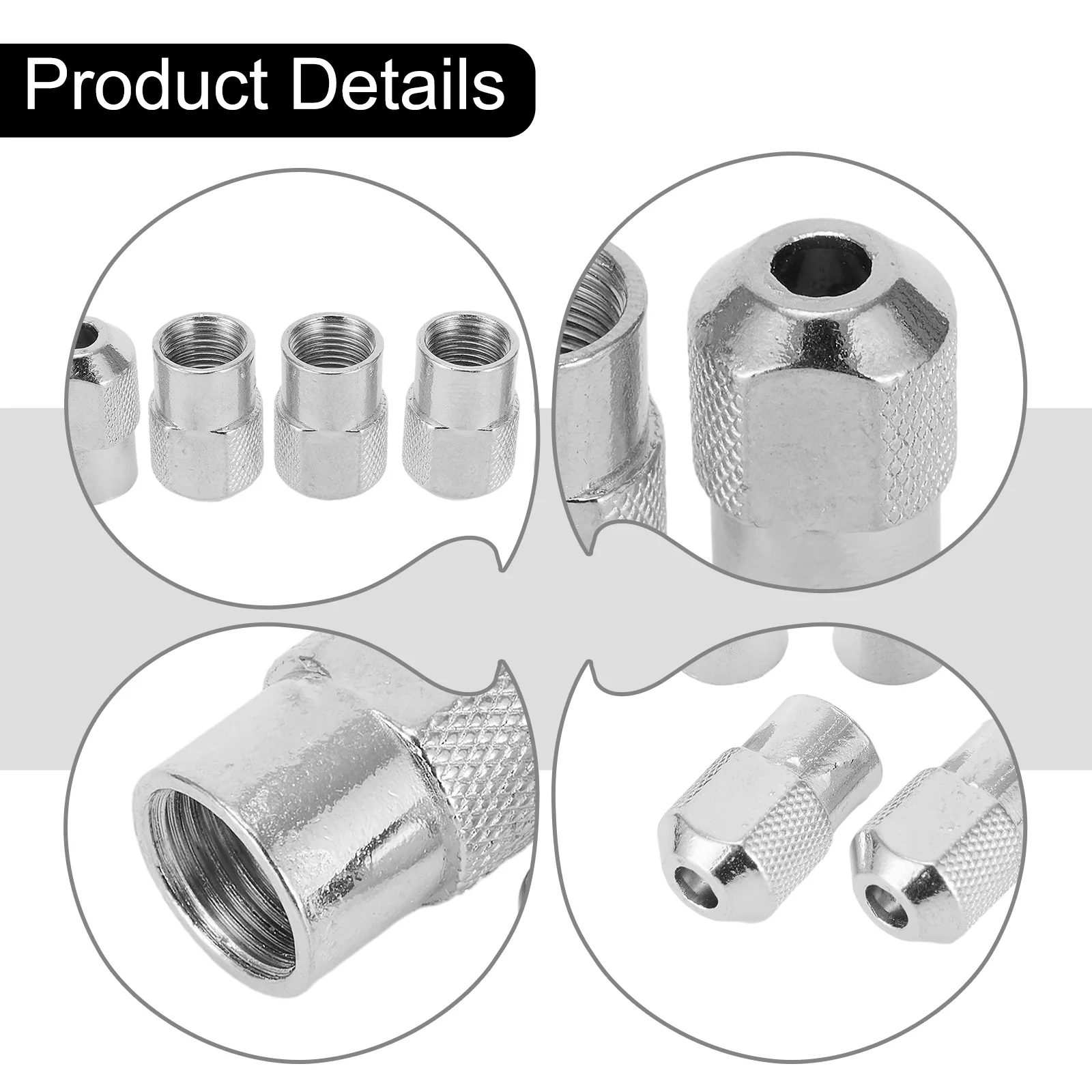 

High-quality Chuck Nut 5pcs Small M8X0.75mm Rotary Tool Accessories Drill Chuck High-quality Most Rotary Tools