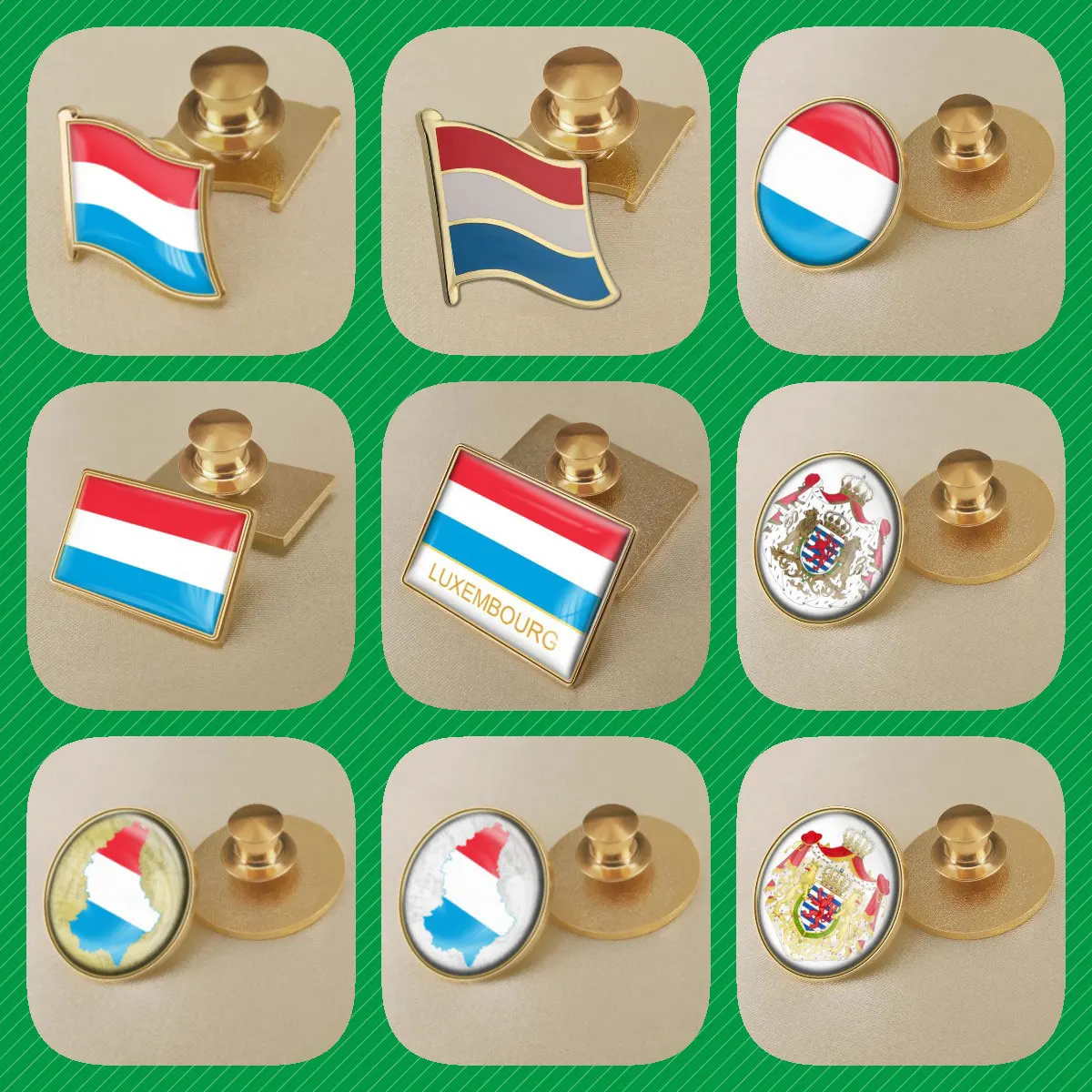 Patche écusson Drapeau Luxembourg Patch Brodé Europe