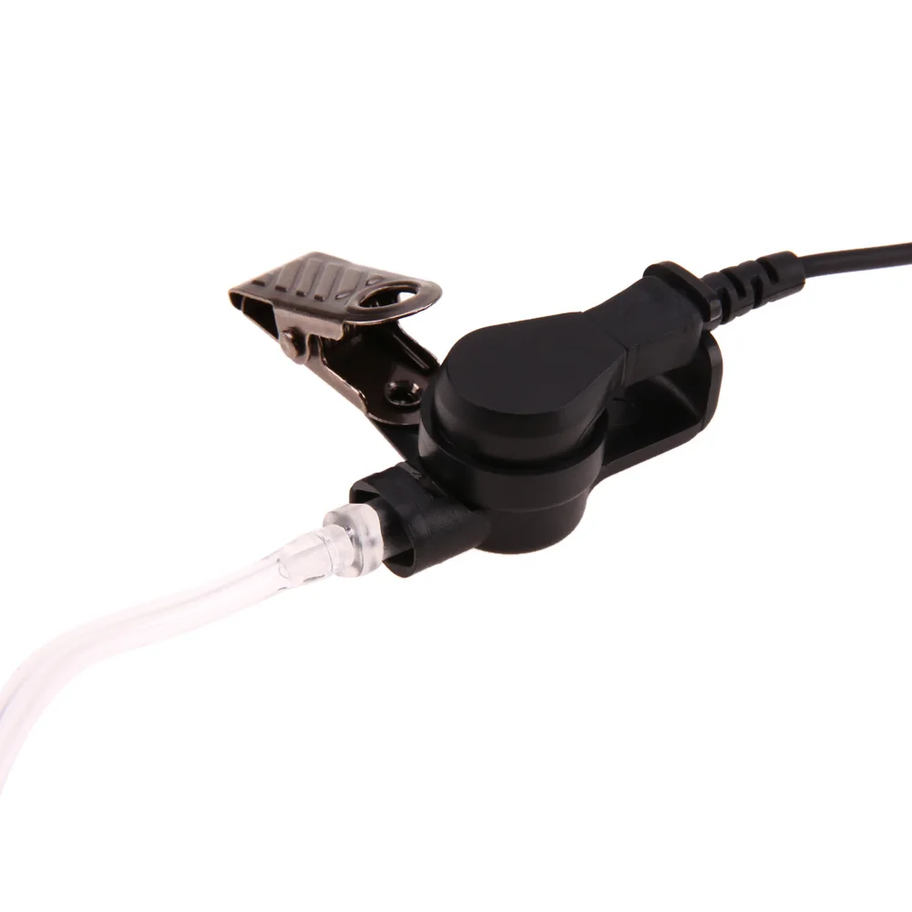 Acoustic Radiation Protection Anti-Radiation Headphones Air Tube Handsfree Earphone with Microphone Volume Control Ear Hook 5