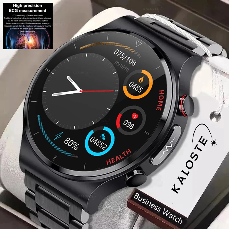 2022 New ECG+PPG Smart Watch Men Sangao Laser Health Heart Rate Blood Pressure Fitness Sports Watches IP68 Waterproof Smartwatch