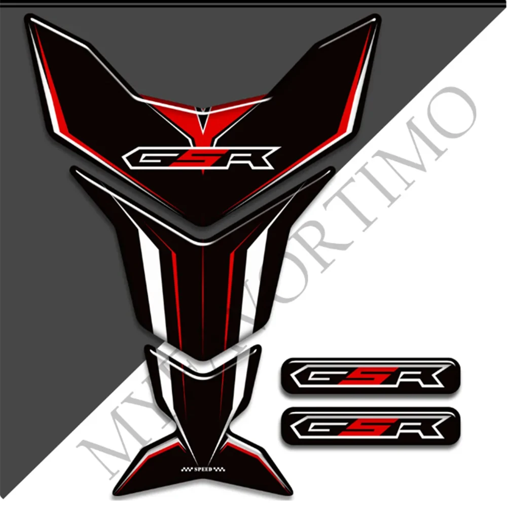 

For Suzuki GSR 600 750 GSR600 GSR750 Motorcycle Stickers Decals Fuel Oil Tank Pad Side Grips Protection