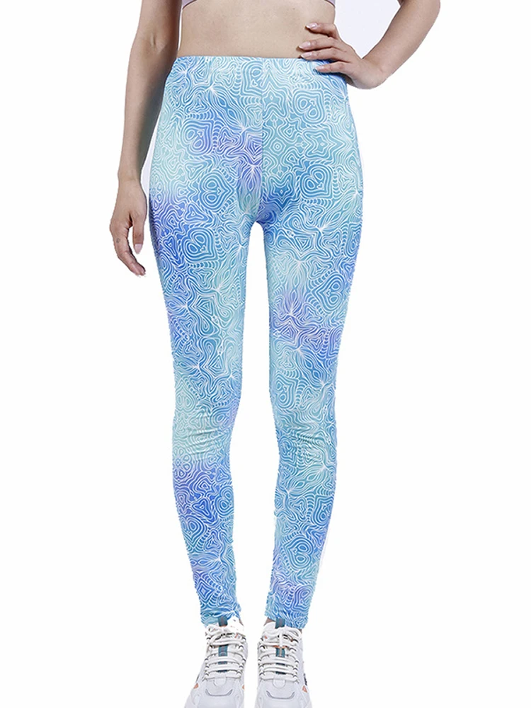 

CHSDCSI Gym Print Pants Sports Wear For Women Running Fitness Leggings Workout Leisure Ventilatio High Waist Summer Sexy Leggins